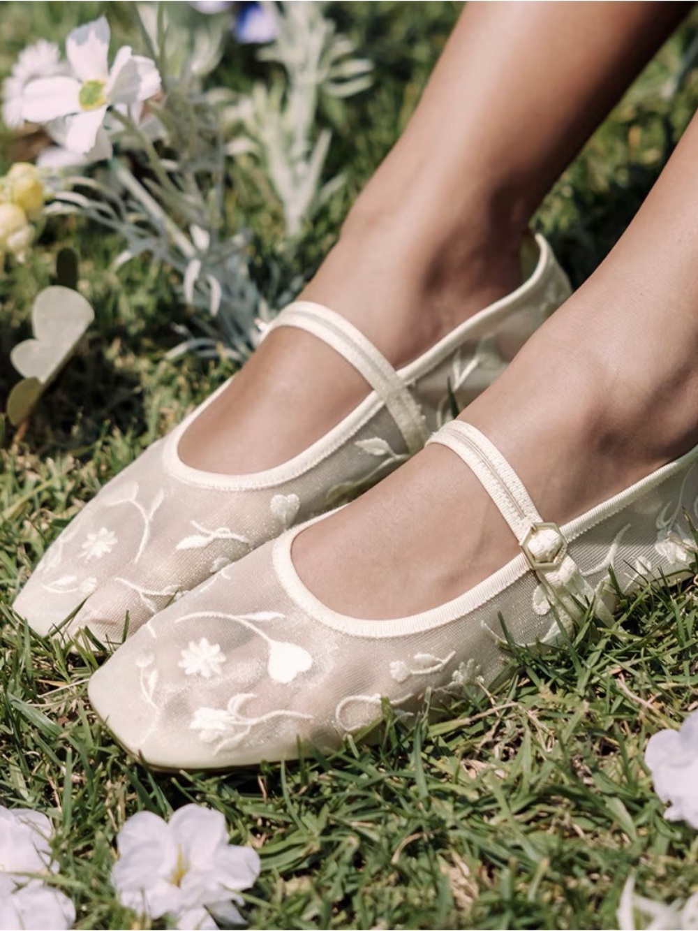 Square-Toe Mary Janes (Margot Mary Jane)